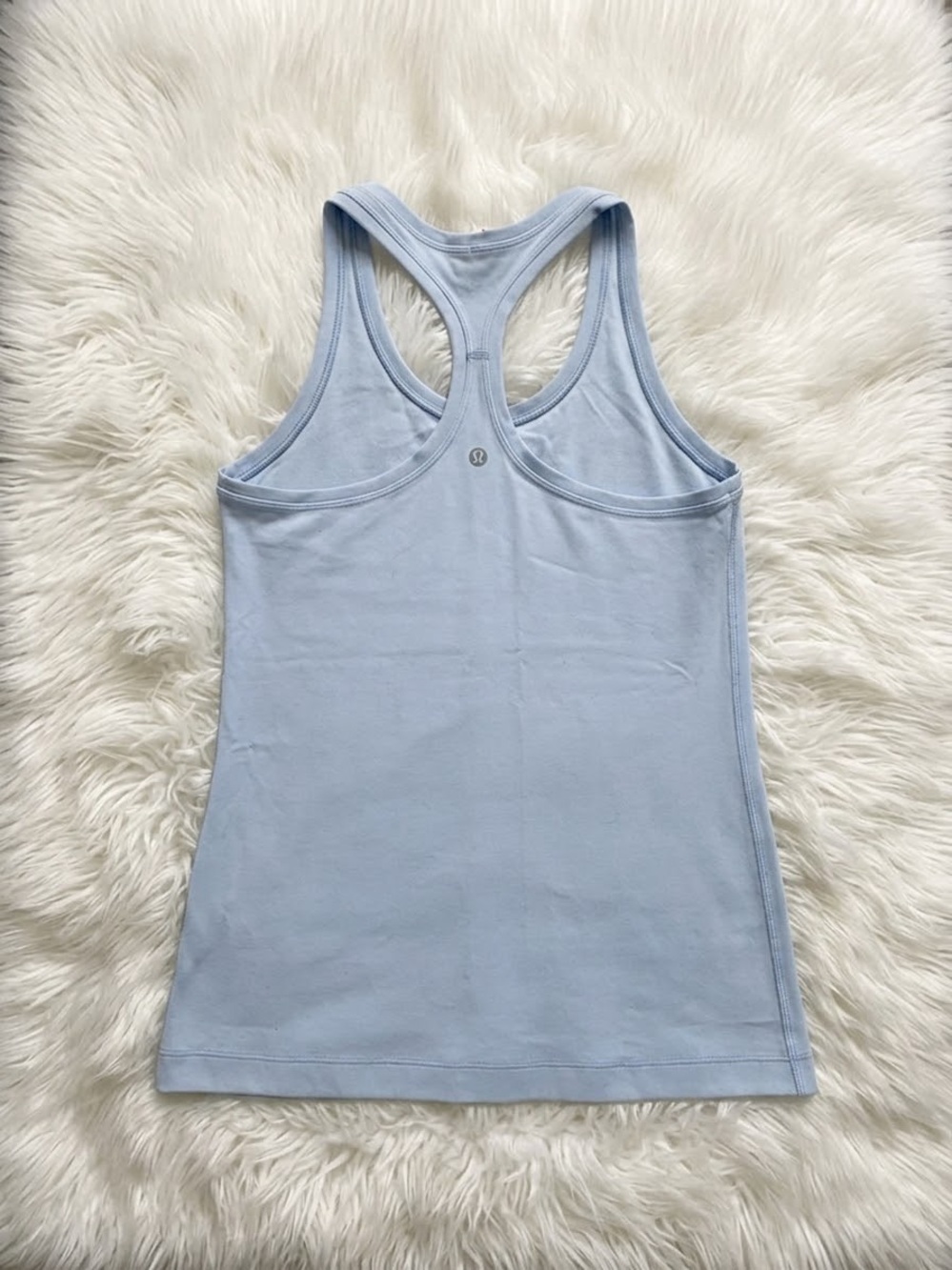 lululemon athletica light blue tank top